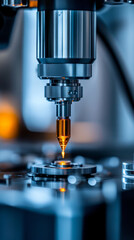 Poster - Close up of precision medical device calibration process