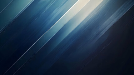 Poster - gradient abstract background transitioning from rich navy to sky blue, overlaid with subtle glowing 