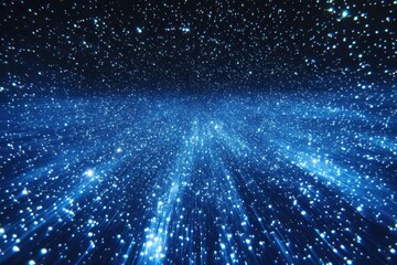 Wall Mural - space filled with stars