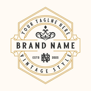 Retro Badges Vintage Logo