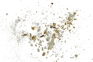 Poster - Abstract rock and dust particle texture isolated