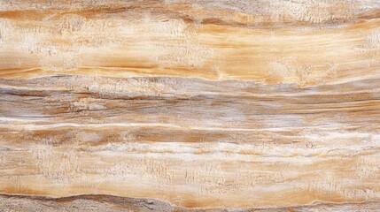 Aufkleber - Natural wood texture surface in shades of brown with horizontal grain pattern and copy space for text placement