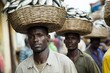 © Murda - African Fishmongers Carrying Baskets of Fresh Catch