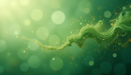 Poster - Abstract Green Energy Background