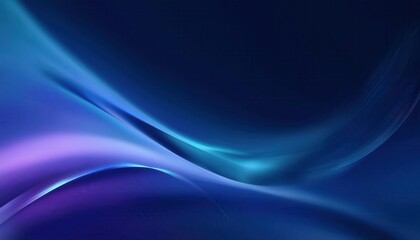 Poster - flowing abstract blue and purple wave with gradient effect, dynamic digital design for modern background, banner, or presentation

