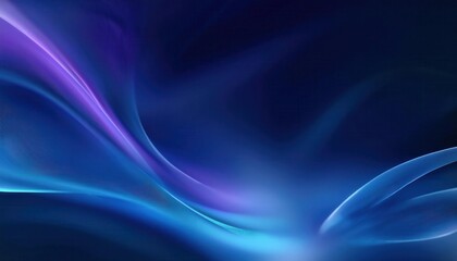 Poster - flowing abstract blue and purple wave with gradient effect, dynamic digital design for modern background, banner, or presentation

