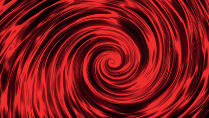 Poster - Abstract dot digital circular particle wave. Spiral portal. Liquid vortex. Whirlpool. Hypnotic background. Bright digital glowing circle. Rotating funnel. Abstract vector illustration.