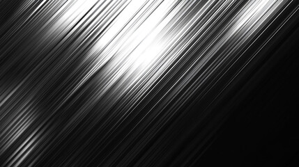 Poster - light streams create an abstract pattern with striking contrasts in black and white