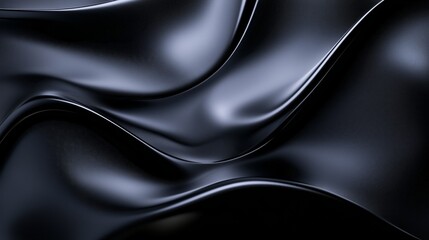Fototapete - Black solid color mobile phone wallpaper with silver accents.