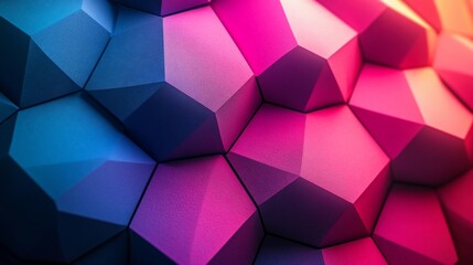 Poster - Abstract colorful geometric pattern.