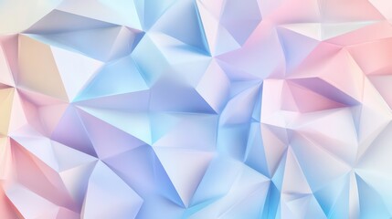 Wall Mural - abstract pastel low-poly background.