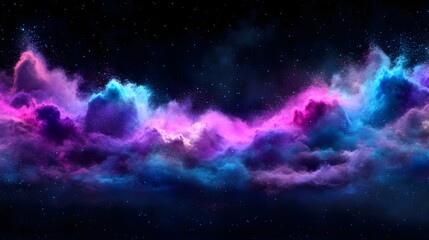 Wall Mural - cosmic nebula cloudscape a stellar dust display