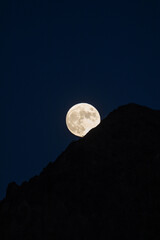 Wall Mural - full moon over the sky