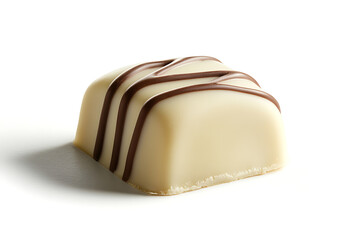 Aufkleber - White chocolate isolated on a white background