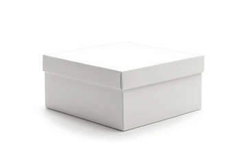 Poster - White gift box isolated on a white background