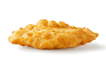 Poster - Wiener schnitzel isolated on a white background