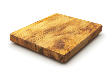 Poster - Wooden board isolated on a white background
