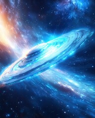 Poster - Exploring the Vibrant Beauty of Shadow Fleet in the Cosmic Expanse of the Universe