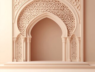 Wall Mural - Elegant Islamic Archway Architectural Design