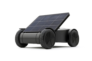 Aufkleber - Solar panel isolated on a white background
