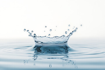 Poster - Splash of water isolated on a white background