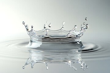 Poster - Splash of water isolated on a white background