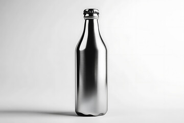 Poster - Steel bottle isolated on a white background