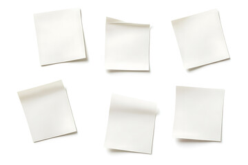 Poster - Stick note isolated on a white background