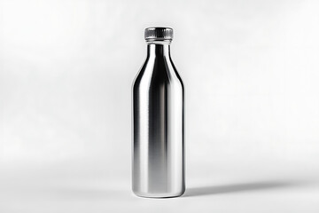 Poster - Steel bottle isolated on a white background