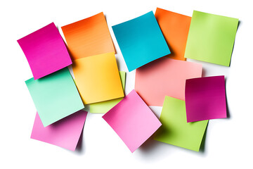 Poster - Stick note isolated on a white background