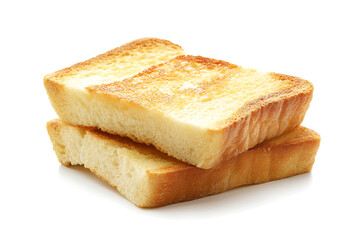 Poster - Toast bread slice isolated on a white background