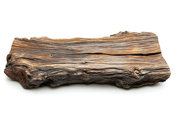 Aufkleber - Rustic wooden sign isolated on a white background