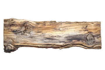 Poster - Rustic wooden sign isolated on a white background