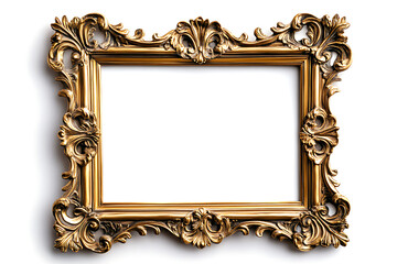 Aufkleber - Photo frame isolated on a white background