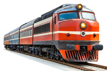 Aufkleber - Modern train isolated on a white background