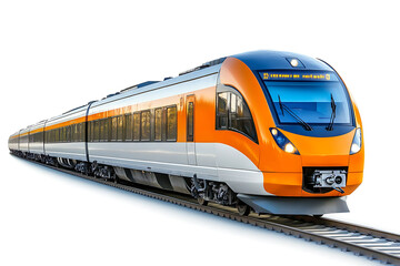 Aufkleber - Modern train isolated on a white background