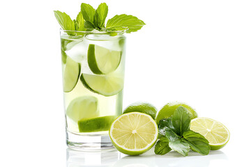 Poster - Moscow mule fresh drink isolated on a white background