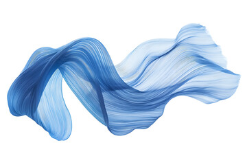 Aufkleber - Ocean blue wave isolated a white background