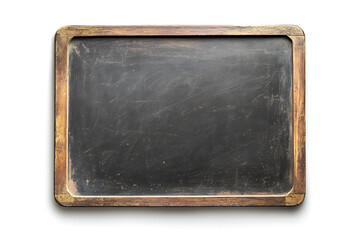 Aufkleber - Old blank blackboard isolated on a white background