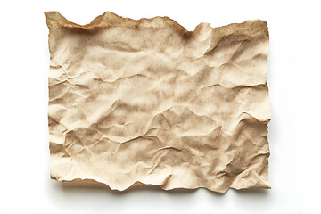 Aufkleber - Old parchment paper isolated on a white background