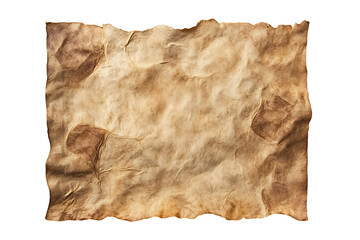 Aufkleber - Old parchment paper isolated on a white background