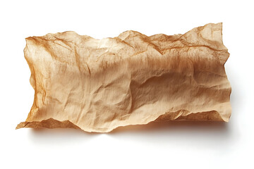 Poster - Old parchment paper isolated on a white background