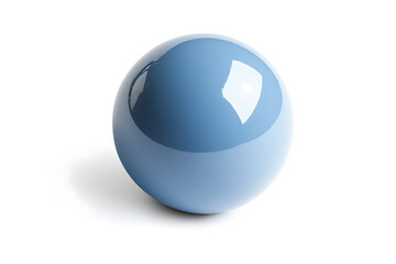 Poster - Pool or snooker ball isolated a white background