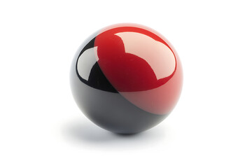 Aufkleber - Pool or snooker ball isolated a white background