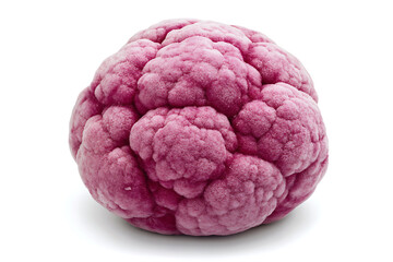 Poster - Purple cauliflower isolated a white background