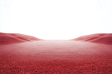 Aufkleber - Red carpet isolated a white background