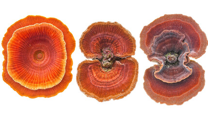 Poster - Vibrant Coral Collection in Orange and Red Generative AI