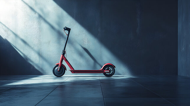 Isolated electric scooter charging dock