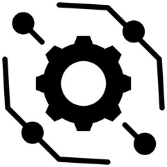 Poster - Event Driven Architecture Glyph Icon