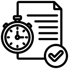 Poster - Sla Outline Icon
